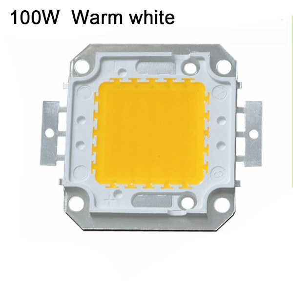 LED-chiplampor 100W VARM VIT VARM VIT - hög kvalitet 100Wwarm white