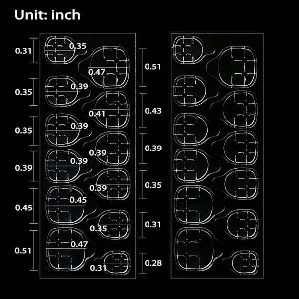 288 kpl (12 arkkia) Liimavälilehdet Vedenpitävä Hengittävä Kaksipuolinen Hyytelö Kynsien Tarra Super Sticky Väärä Kynsi Liima Tarra Läpinäkyvä 288 Count (Pack of 1)