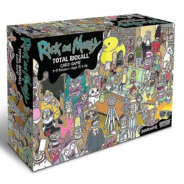 Rick And Morty Klassisk animemønster Spillekort Festspillkort Festleker Kortspill