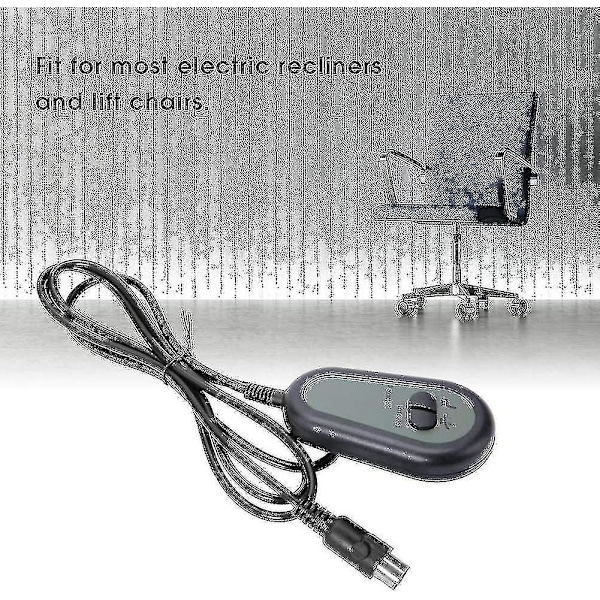 Elektrisk Recliner Fjernbetjening Abs 2 Knapper Manuel Kontrol Til Recliner Sofa Elektrisk Løftestol Seng Afslapningsmassagebord Wuqx