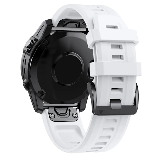 Garmin Fenix 7S/ 6S/ 6S Pro/ 5S/ 5S Plus/Descent Mk2S Ur 20MM Rem til Ur - Silikone Hurtig Spænde (Hvid) Hvid White
