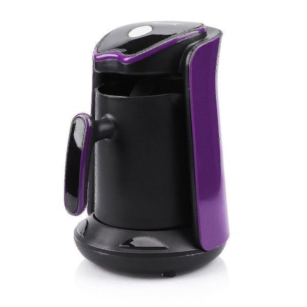 Purple 600w Automatic Turkish Coffee Maker Electric Coffee Pot Food Grade