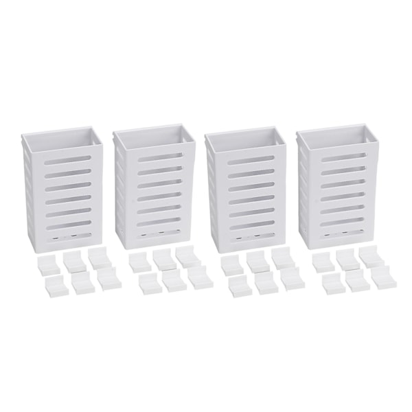 Akvarium Planteholder Hengende Akvatisk Plantepot Vann Akvatisk Plantepot Med Hull Akvarium Planting Kopper Hvit White pcs