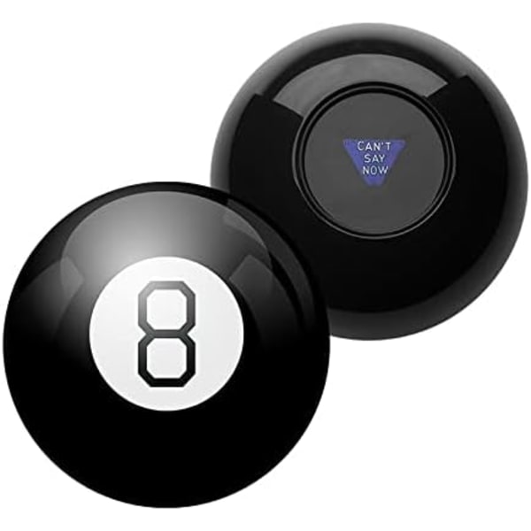 Taikapallo, Mystic 8 Ball Retro Edition - Onnen ennustuspallo kelluvalla vastauksella