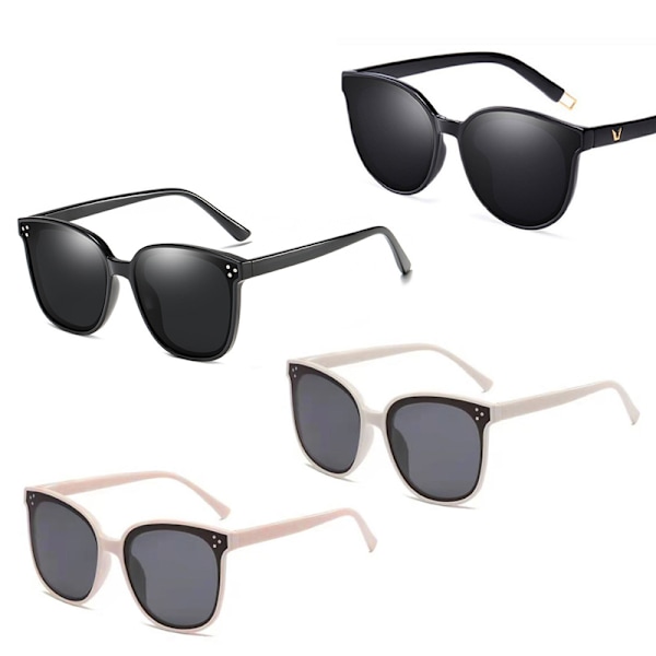 GM Solglasögon Dam Sommar Anti-UV Retro Solglasögon för Körning A2