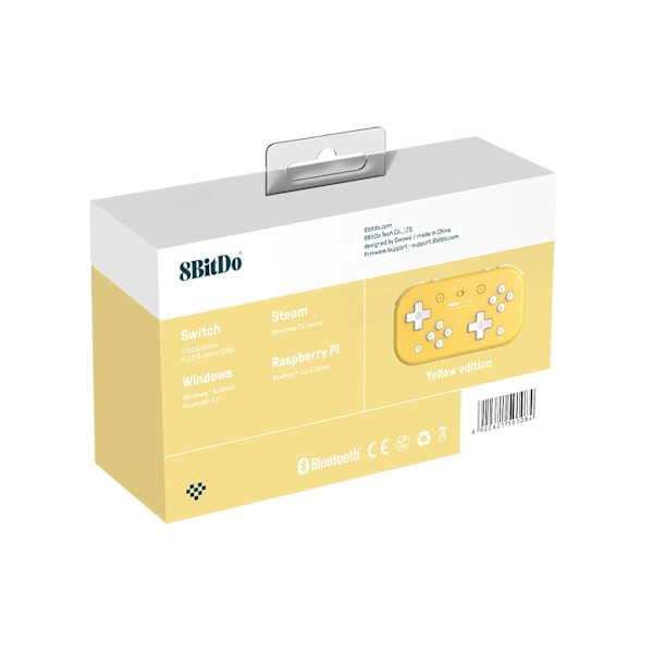 Lite Bluetooth-spelkontroll för Switch Lite, Switch & Windows (Gul utgåva) yellow