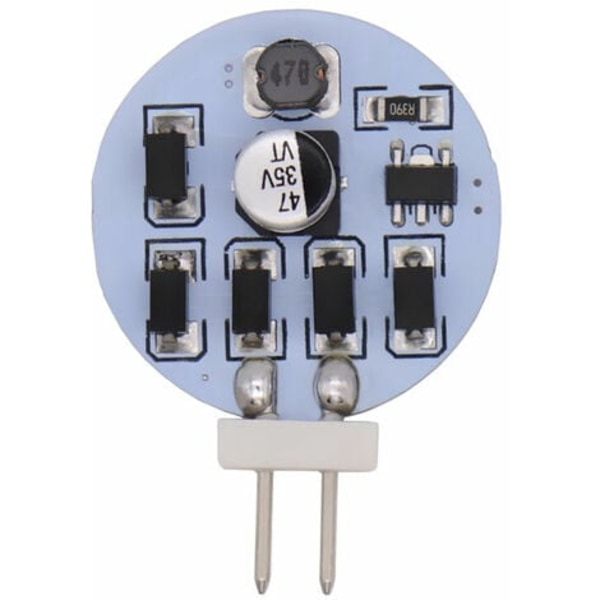 runde, varmhvite G4 LED-pærer, erstatter