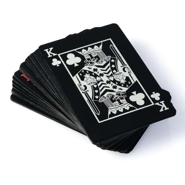 2023 Uusi vedenpitävä PVC- set - kestävät muoviset pelikortit Texas Pokeriin ja perhejuhliin