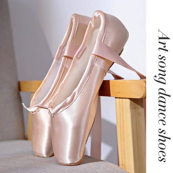 Kvinders balletsko med snørebånd i satin - Pointe-sko - Gave til balletelskere 29
