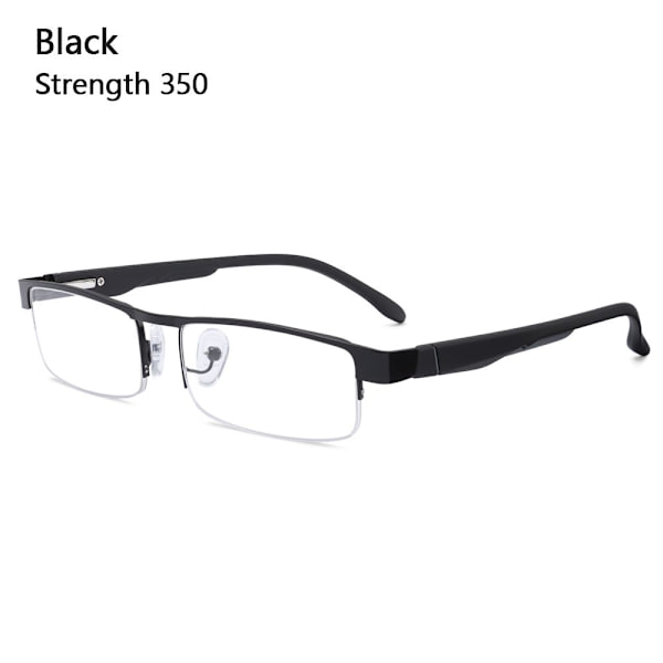 Affärsläsglas Ultralätt ram SVART STYRKA 350 svart black Strength 350