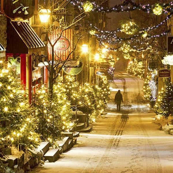 Belysning 20 meter Jul Dekorativa Mini Ljus, 200 LED Grön Tråd Fe-Stjärniga Strängljus för Inomhus Utomhus Julgran Dekoration
