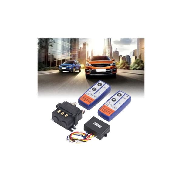 12V 250A Industrial Winch Relay Remote Control Relay Contactor Switch for ATV UTV 2000 to 5000lbs Winch with 6 Protective Caps Ovsor