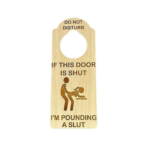 Rolig dörretikett dörrhängare skylt dörrhängare