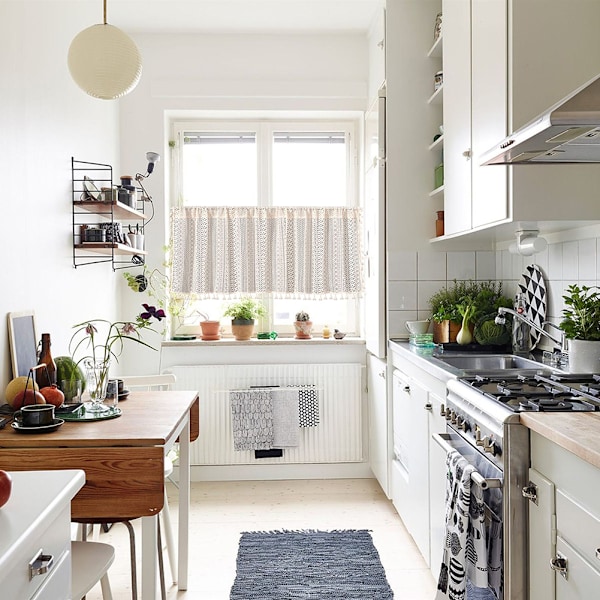 Boho Gardiner med Fransar, Korta Lantliga Cafégardiner för Skåp och Dörrar C C 150*45