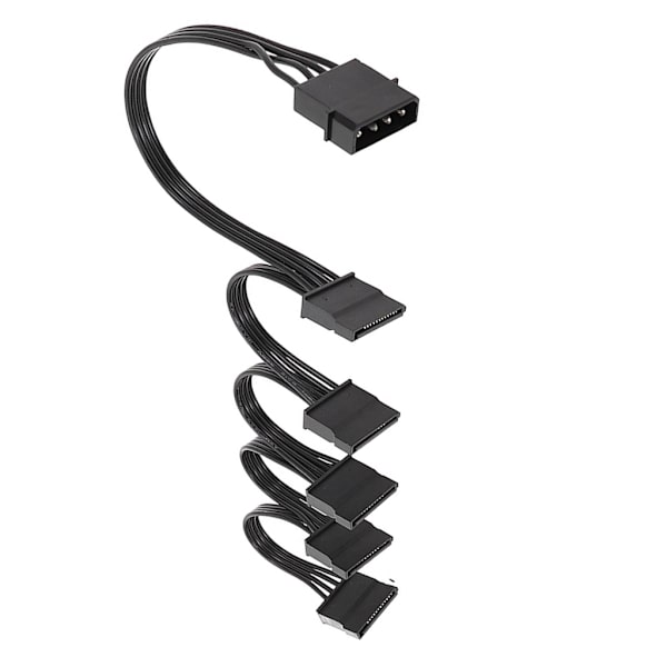 4-polet IDE Big til 2/3/4/5 harddisk Power 4P til Sata Y splitter adapterkabel null - D 0.05