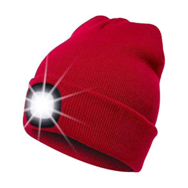LED-valaistu hattu, juoksuhattu valolla Erittäin kirkas lämmin