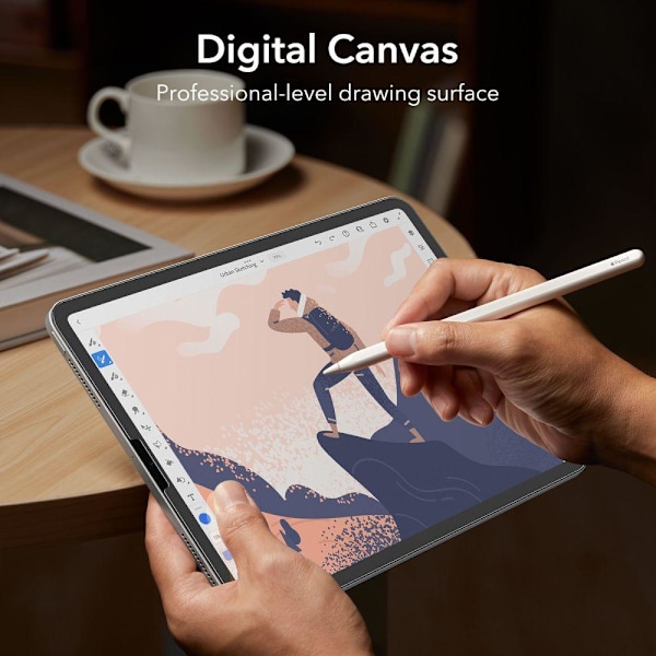 ESR iPad Pro 12.9 2020/2021/2022 2-PAKKA PAPER LIKE -näytönsuojus