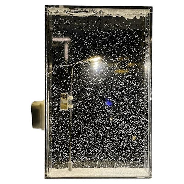 Julegaver Sneet Nat Flydende Natlampe Snescene Lille Gadelampe Håndlavet DIY Materialepakke Gave Til Kæreste Og Ven A
