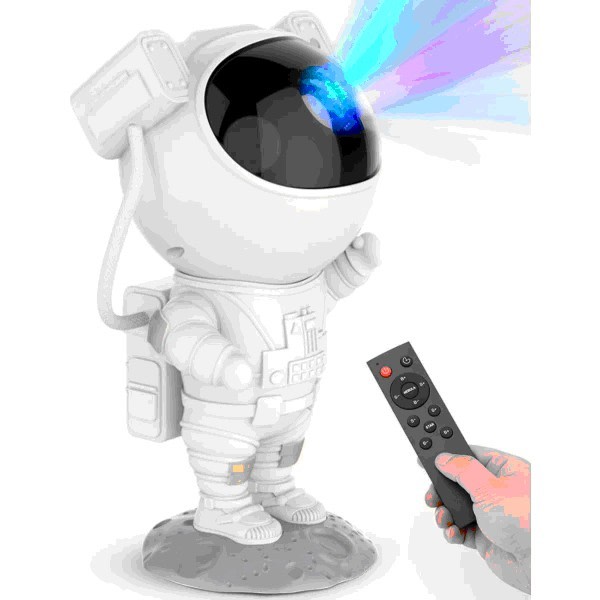 Astronaut Nattlampa/Galaxlampa - LED-projektor med fjärrkontroll