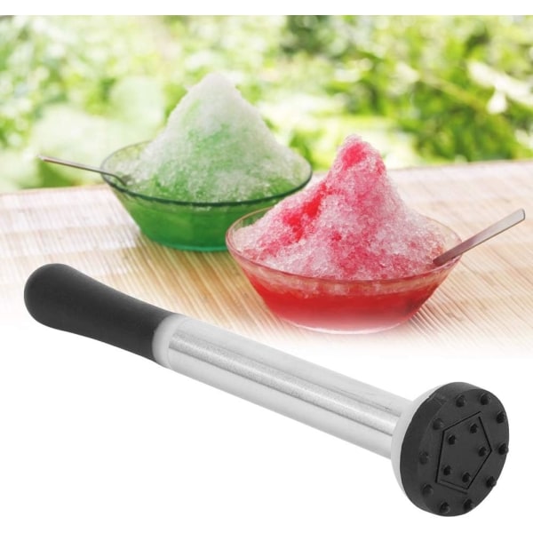 Ice Crusher,Stainless Steel Cocktail Crushed Popsicle for Smashing Various Accessories, Mixing Fresh Fruit into a Cocktail, or mashing Other Foods.