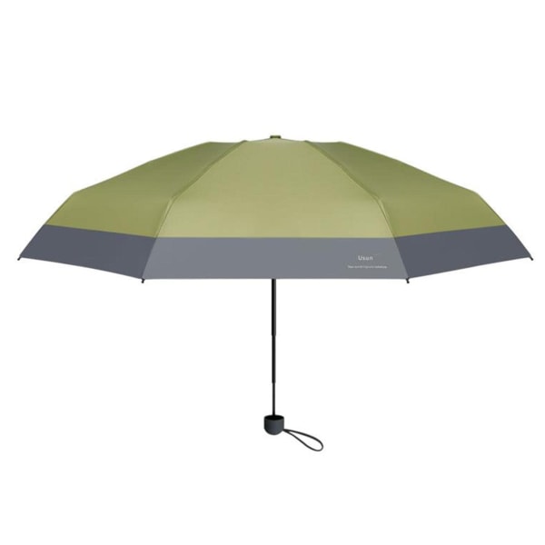 1 stk Vindtæt sammenklappelig rejseparaply | Nem at bruge mini paraply til pung | Lille rejse letvægts paraply til regn og sol