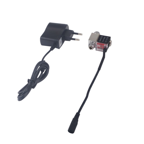 AC100-240V Enkel/Dubbelhuvud Akvarium CO2 Magnetventiler Regulator Låg Temperatur Fisk Tank Elektriska Magnetventiler EU-kontakt EU plug Double