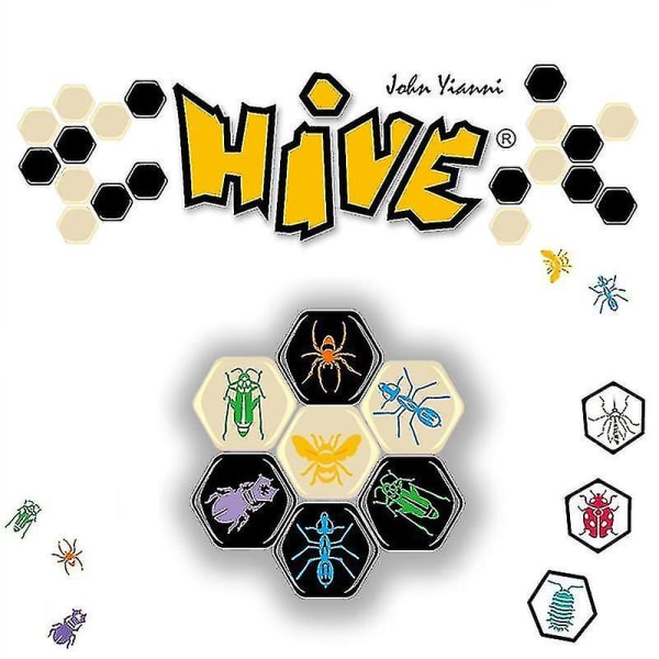Hive Brætspil 2 Spillere Fest Forældre Med Børn Sjovt Spil Underholdning