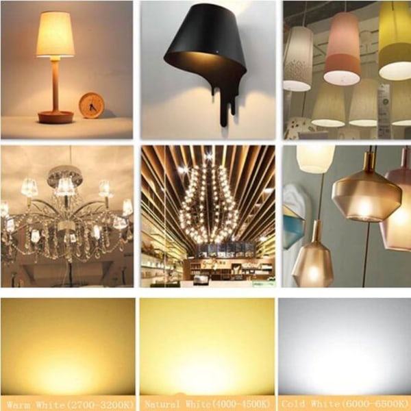 G9 LED-pære glødepærer, varm hvid 3000K 5W G9 LED, pakke med 10 stk
