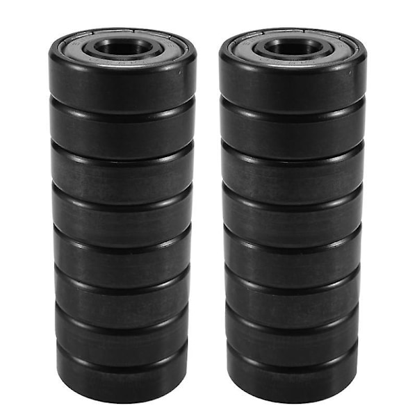 16 stk. Keramiske 608 Kuglelejer 8X22X7mm ABEC-11 Hybrid 6 Hvide ZrO2 Kugler Skateboard Lejer Skate In