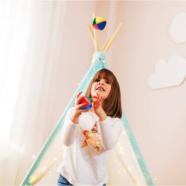 10-pack jongleringsbollar - cirkus - sandpåsar - färdighetsspel - leksaker för barn - cirkus - jonglering - present small