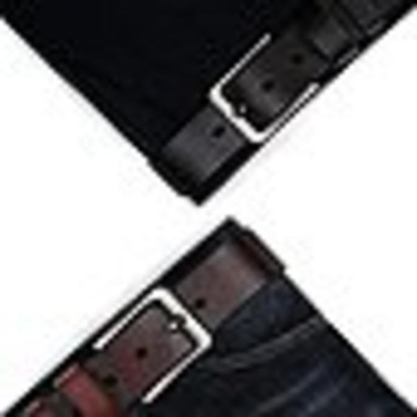110cm fashion læder jeans bælte herre bælte