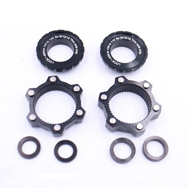 Center Lock Hub Boost Adapter, CenterLock til 6 huller, for 15X100 til 15X110, CenterLock til skive