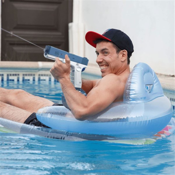 Bestselger-elektrisk vannpistol, automatiske 1-knapps sprutpistoler med super høy kapasitet for voksne og barn Sommer svømmebasseng Strand utendørs