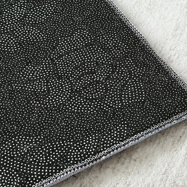 (Blå) 60*60cm Blomst Imitation Kashmir Tæppe Hjem Stue Seng Side Sofa Sofabord Tæppe Badeværelse Absorberende Tyk Dørmåtte
