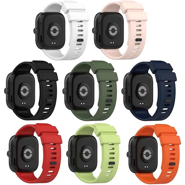 8 kpl Yhteensopiva Xiaomi Mi Band 8 Pro -rannekkeen kanssa - Silikoninen vaihtoranneke kuntoiluun ja kelloon, urheiluranneke Redmi Watch 4:lle_xx