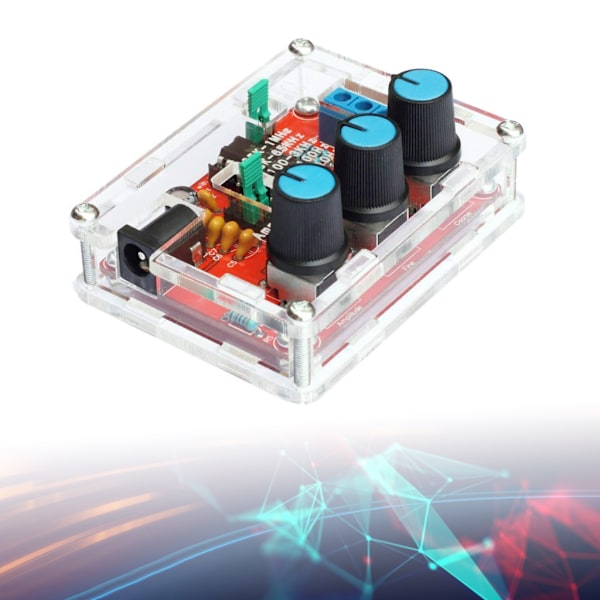 XR2206 DIY signalgenerator - tilbehørssæt med cover Funktionsgenerator null - Parts with casing 0.09