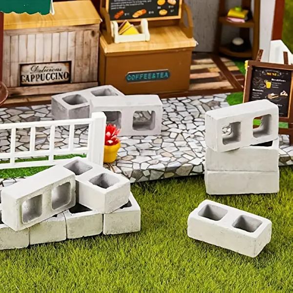 50 stk/mini Miniatyrklosser DIY Falske Klosser for Dukkehjem og Modellbygninger