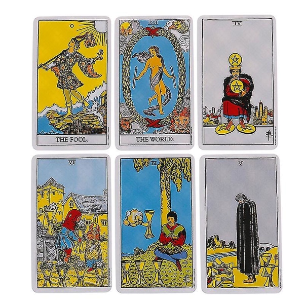 Rider Waite Tarot-kort Engelska brädspel Spådom Resonemang Flerspelarspel