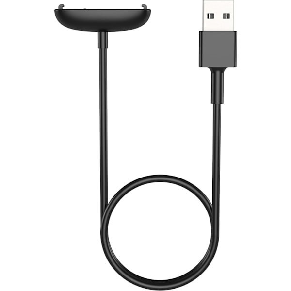 Oplader Kompatibel med Fitbit Inspire 2/Ace 3 Fitness Tracker, Magnetisk Udskiftningsopladningsdock med 3,3ft/100cm USB-opladningskabel, Sort