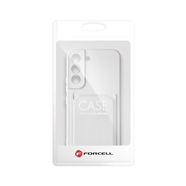 Galaxy A33 5G Skal Forcell Kortfack Mjuk Plast Vit 80