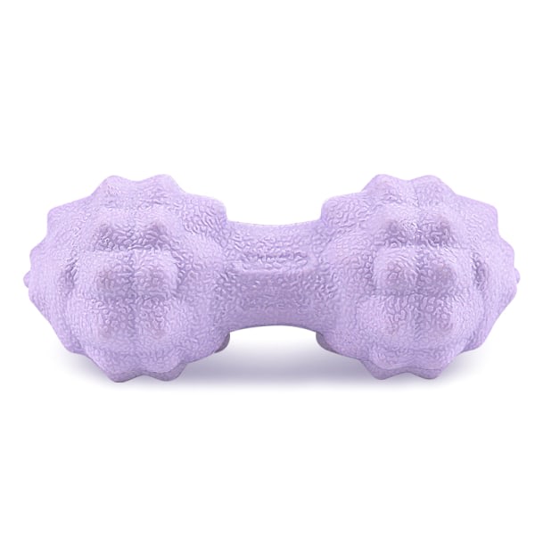 TPR Jordnötsmassageboll Kropp Fascia Smärtlindring Yoga Fitness Eq Lila