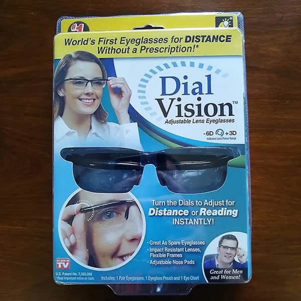 Linsebriller med justerbar styrke Variabel fokusafstand Vision Zoom-briller