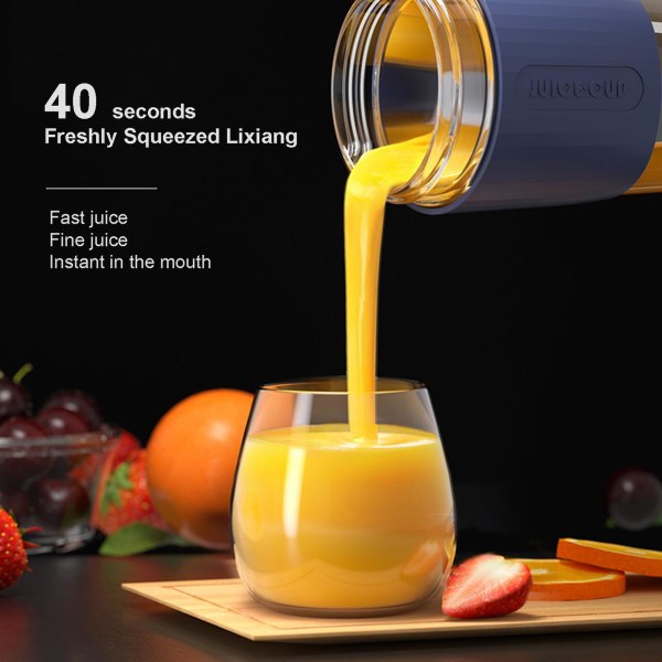 Frugtpresser Trådløs Elektrisk Metal Mini Juice Maker maskine til køkken