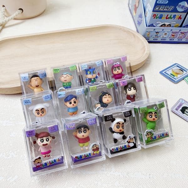 Tegneseriefigur Minifigur Blind Box Sæt, Samleobjekt Skrivebordslegetøj til Fans og Gaver McDull