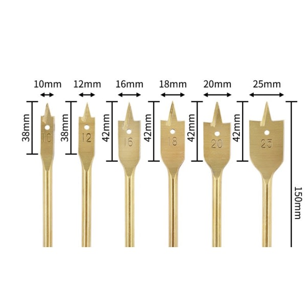 Shovel Blade Bits Woodworking Flat Drilling Drilling Tools