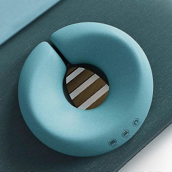 Ansiktssänkt Nackstöd för Massagebänk Lätt U-formad Kudde för Massage Spa Blu Blue Memory foam
