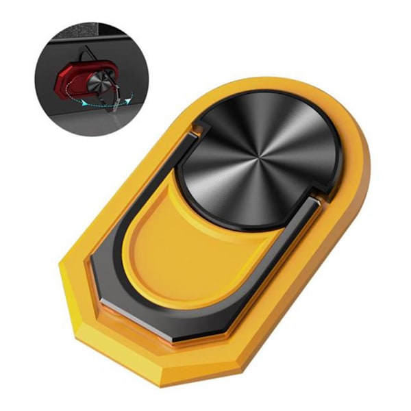 360° Rotations Universal Finger Ring Kickstand Mobiltelefon Ringhållare Stativ Metall Telefon Grepp för Magnetisk Bilhållare