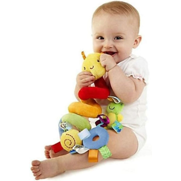 1 st spiral baby leksak barnvagnstillbehör för spjälsängar och barnvagnar plyschleksaker födelsedagspresenter