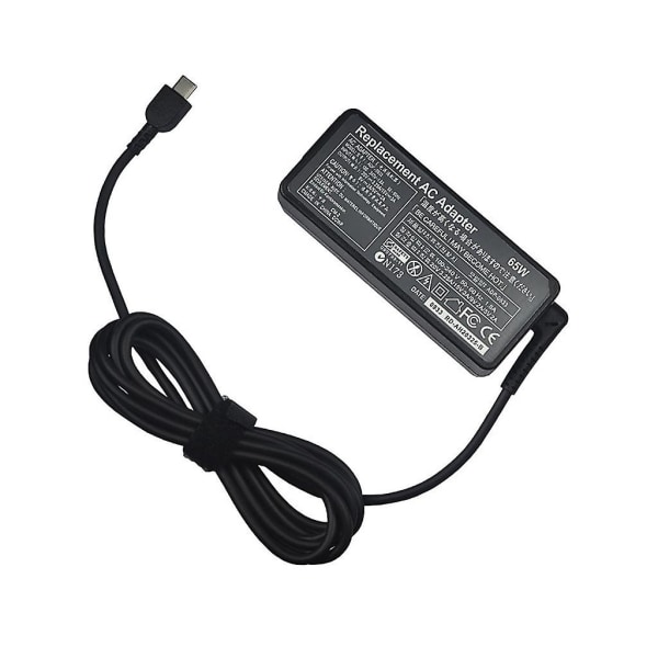 Typ-C AC-adapterladdare Strömförsörjning för Lenovo Laptop Notebook Usb-c 65w