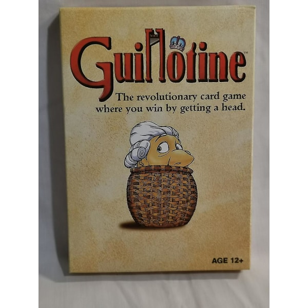 Guillotine Card Game Englanninkielinen versio Eurooppalainen ja Amerikkalainen Classic Explosive Casual 2 pelaajan lautapelikortit korkealaatuiset